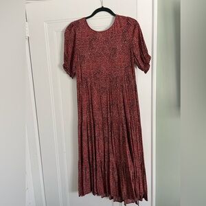Pink blush bump friendly dress